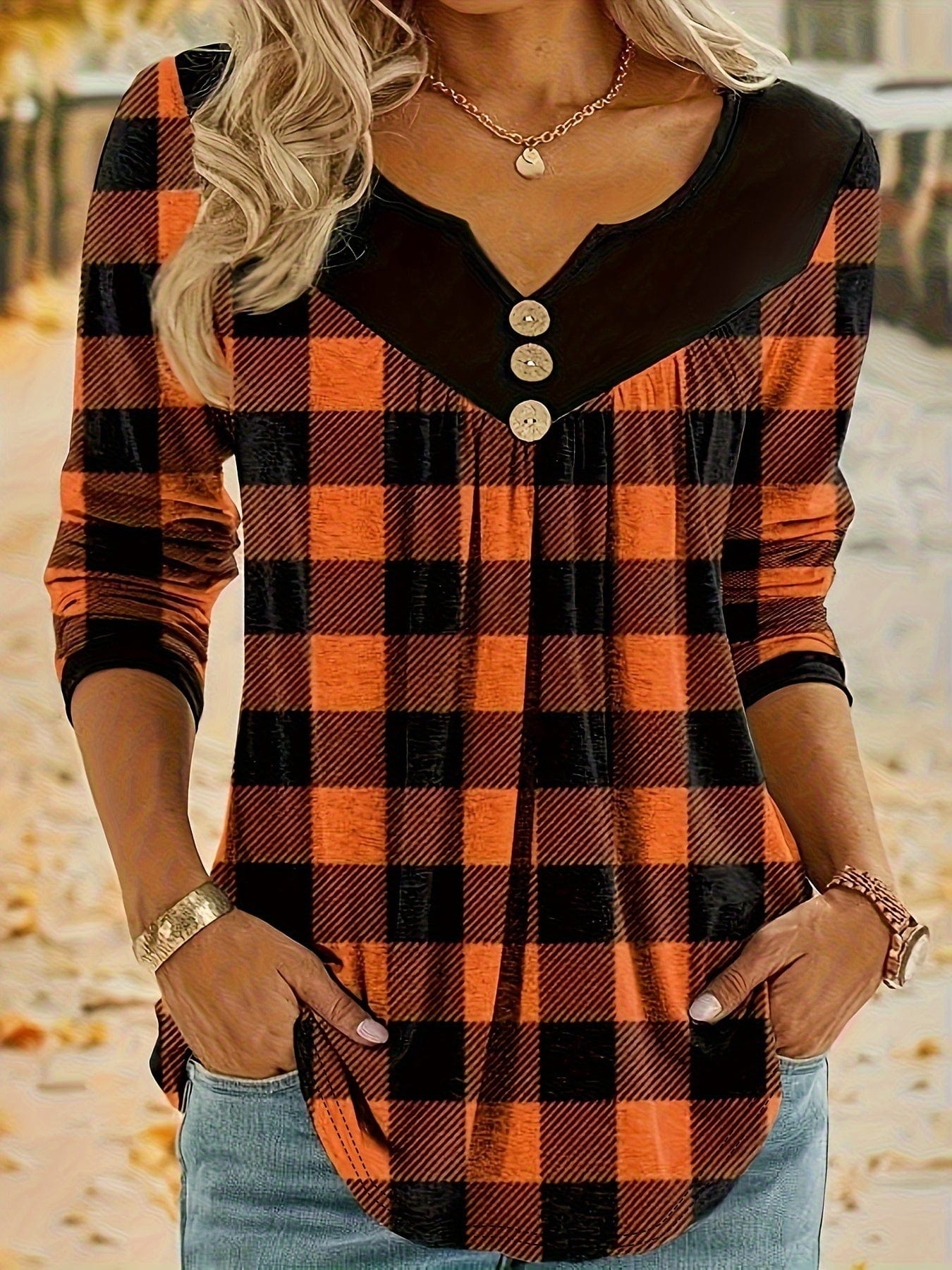 Black and Red Plaid Shirt