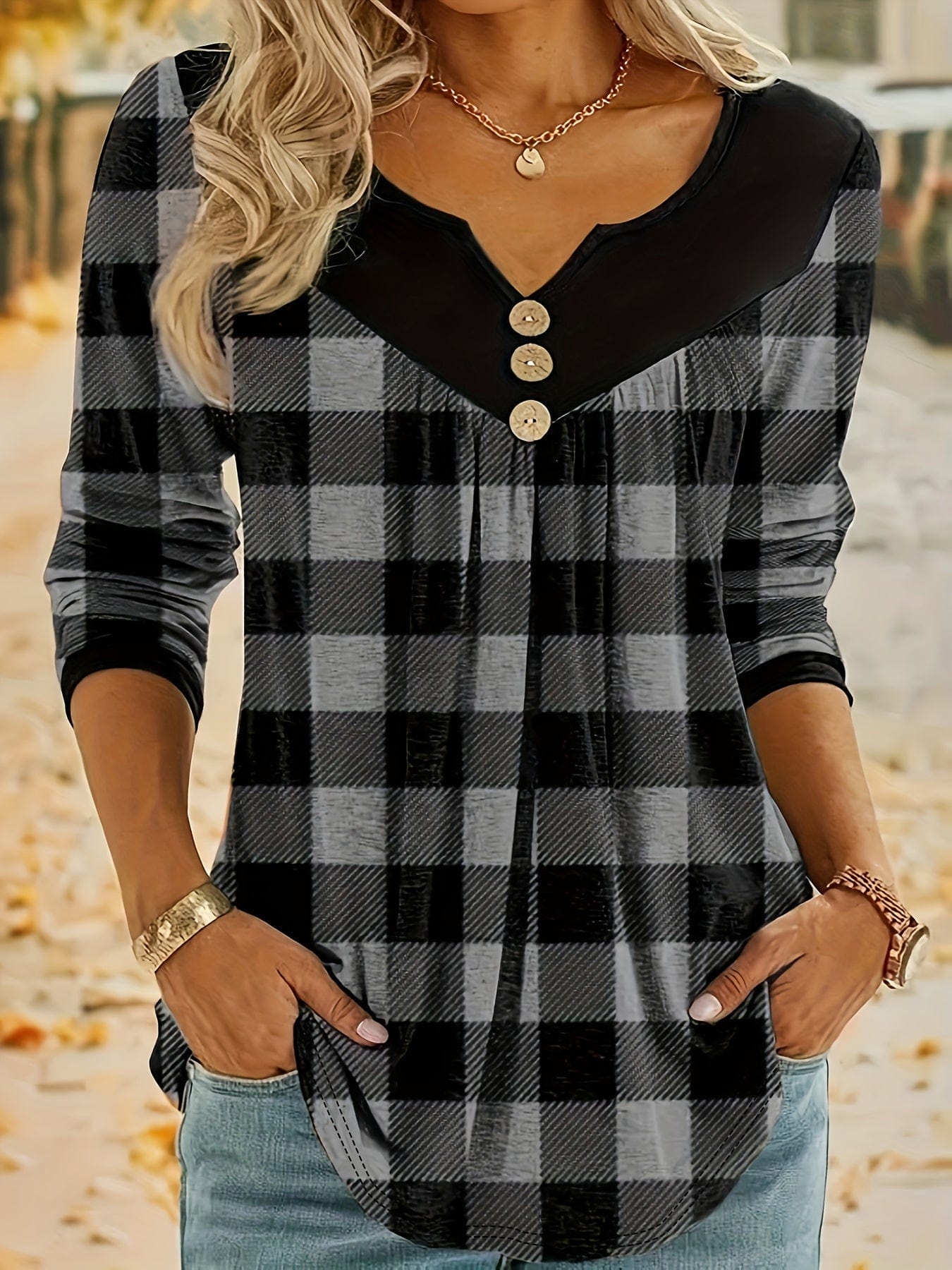 Black and Red Plaid Shirt