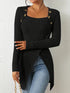 Chic Asymmetrical Knit Sweater
