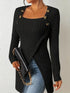 Chic Asymmetrical Knit Sweater