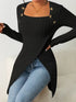 Chic Asymmetrical Knit Sweater