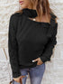 Chic Asymmetrical Knit Sweater