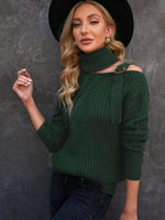 Chic Asymmetrical Knit Sweater