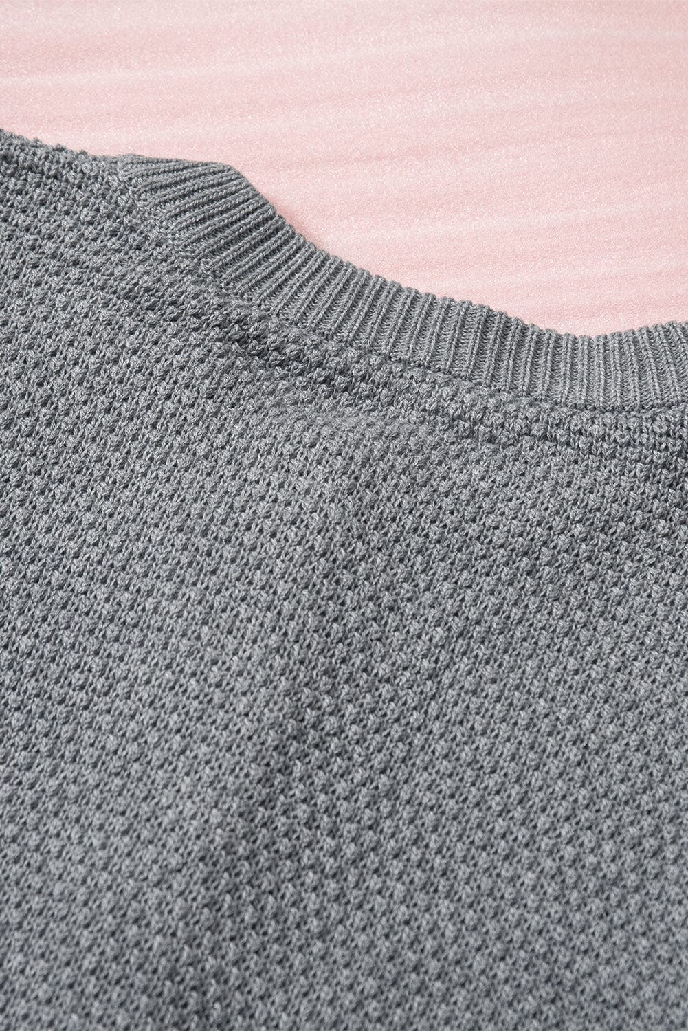 Round Neck Henley Top