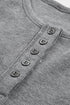 Round Neck Henley Top