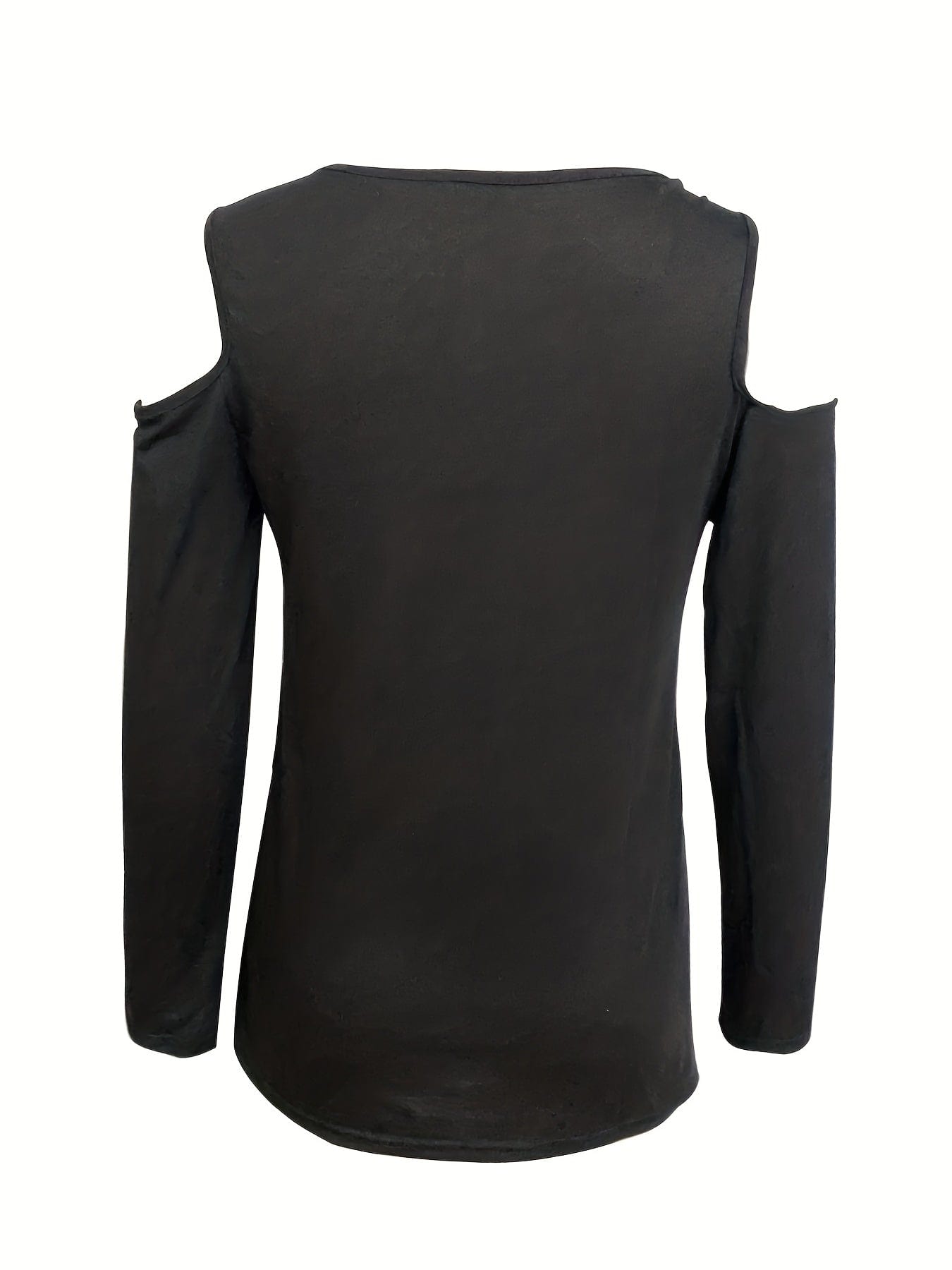 Cold Shoulder Knit Top with Bell Sleeves