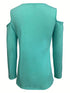 Cold Shoulder Knit Top with Bell Sleeves
