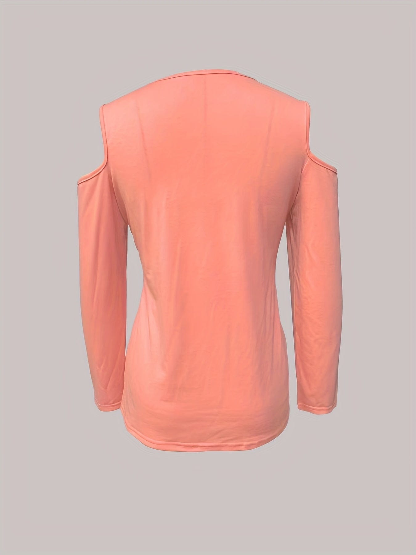 Cold Shoulder Knit Top with Bell Sleeves