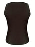 Fitted Ribbed Tank Top