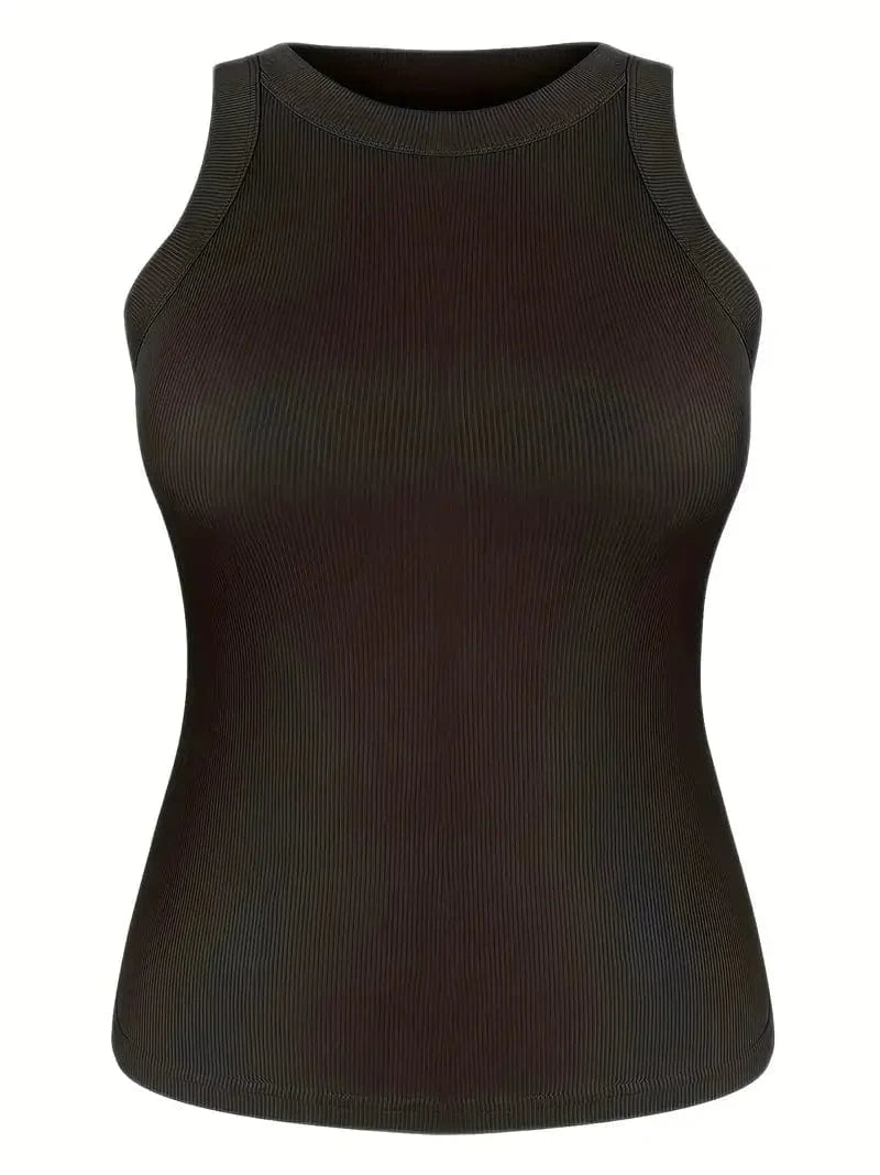 Fitted Ribbed Tank Top