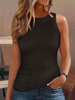 Fitted Ribbed Tank Top