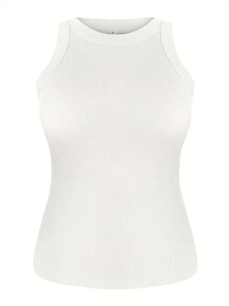Fitted Ribbed Tank Top