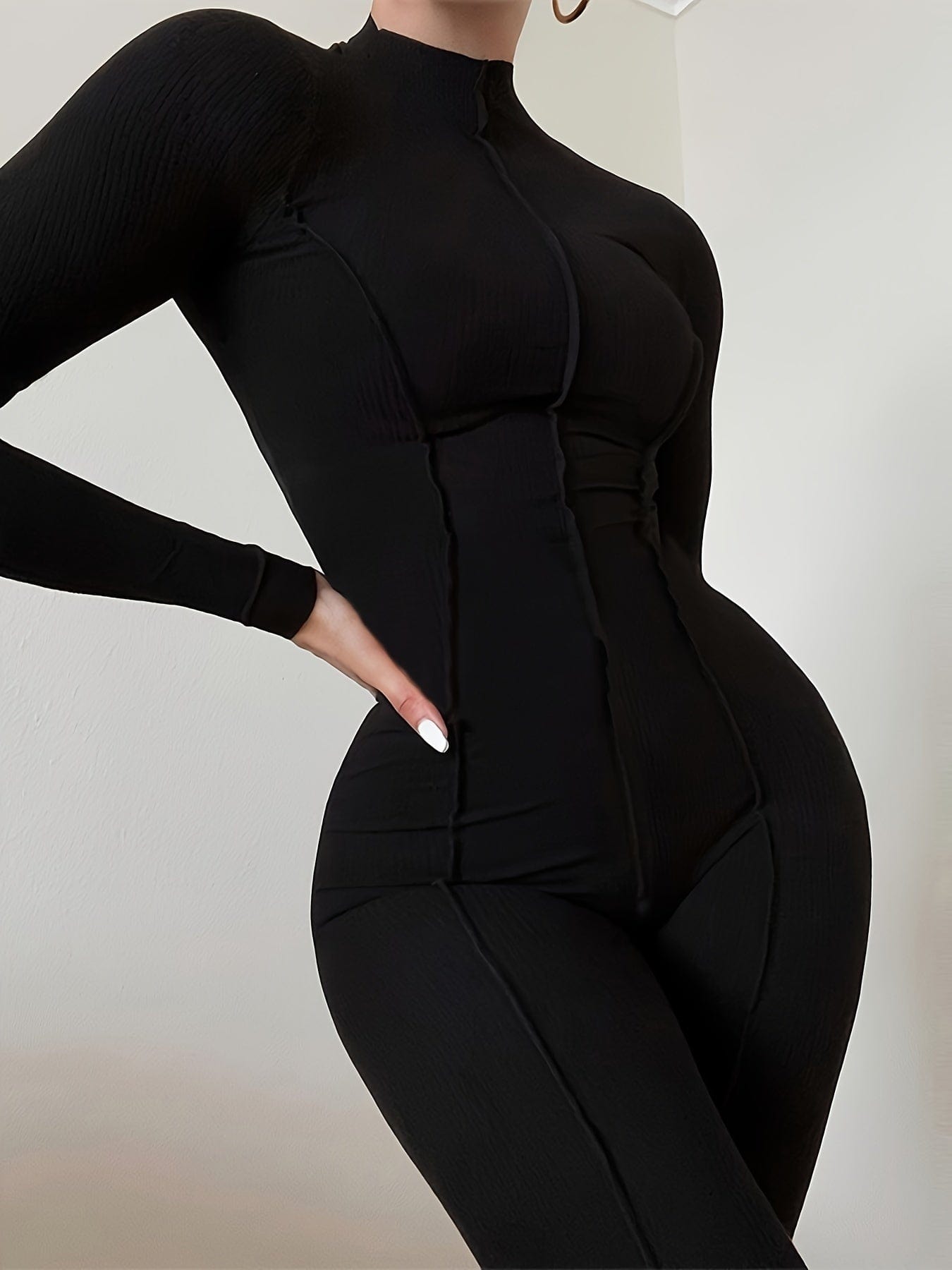 Versatile Short Sleeve Knit Jumpsuit Set