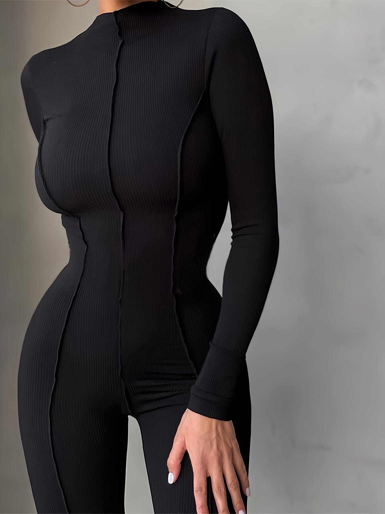 Versatile Short Sleeve Knit Jumpsuit Set