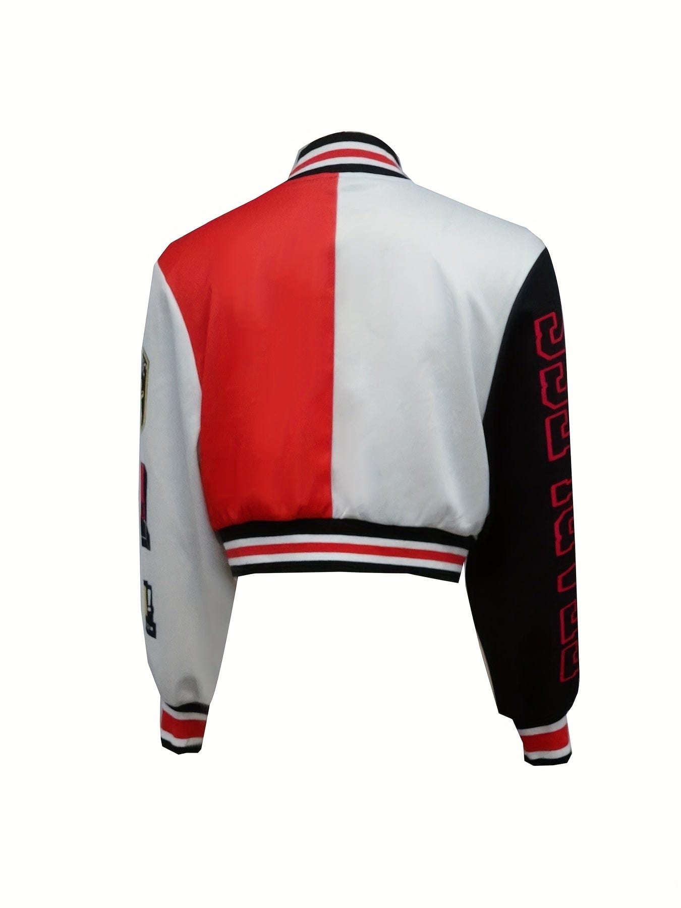 Plus Size Varsity Jacket