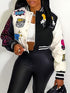 Plus Size Varsity Jacket