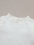 Flowy White Blouse with Ruffle Trim