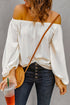 Chic White Off-Shoulder Top