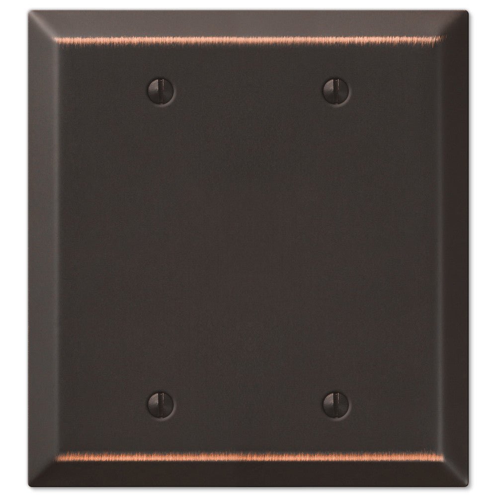 Placa de pared en blanco de acero envejecido con un siglo de antigüedad - 2