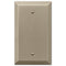 Placa de pared en blanco de acero bronce cepillado Century