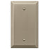 Placa de pared en blanco de acero bronce cepillado Century