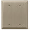 Placa de pared en blanco de acero bronce cepillado Century - 2
