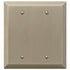 Placa de pared en blanco de acero bronce cepillado Century - 2