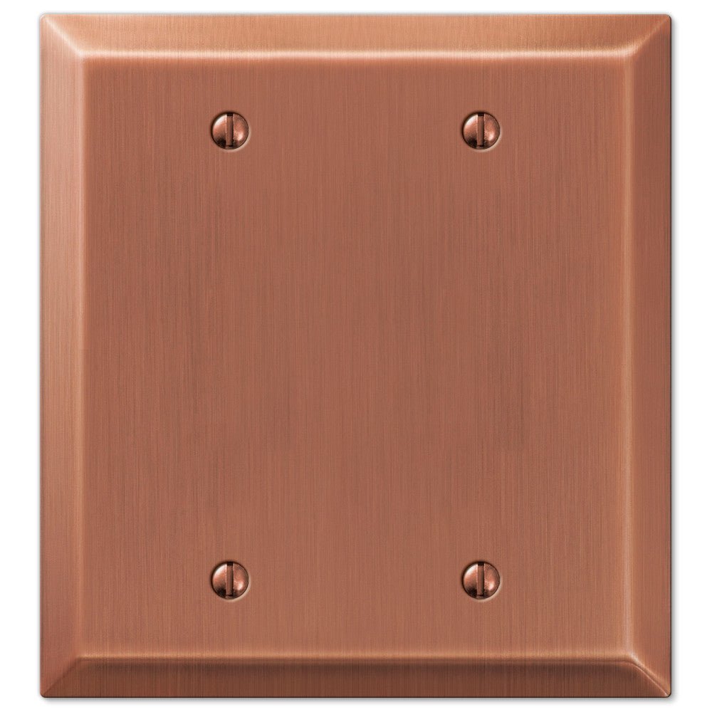 Placa de pared en blanco de acero de cobre cepillado Century - 2