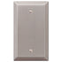 Placa de pared en blanco de acero con níquel cepillado Century