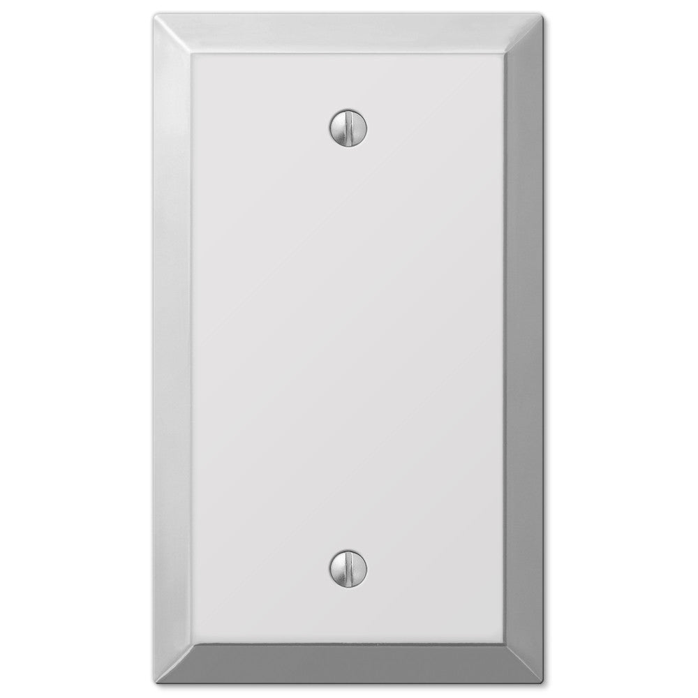 Placa de pared en blanco Century Polished Chrome Steel - 1
