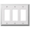 Placa de pared de acero cromado pulido Century de 3 balancines