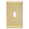 Placa de pared de acero satinado Century Satin Brass - 1 palanca