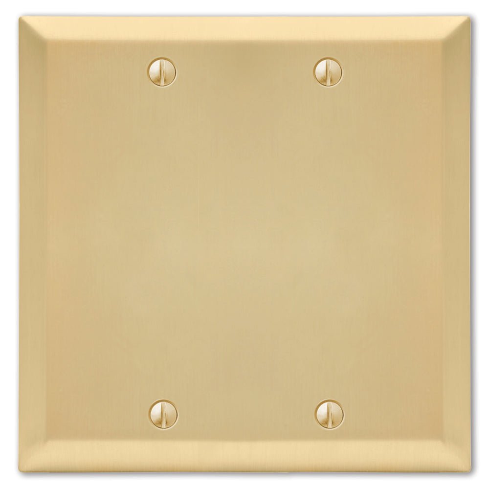 Placa de pared en blanco Century Satin Brass Steel - 2