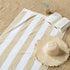 4 Pack Striped Cabana Beach Towel - Edgartown Collection