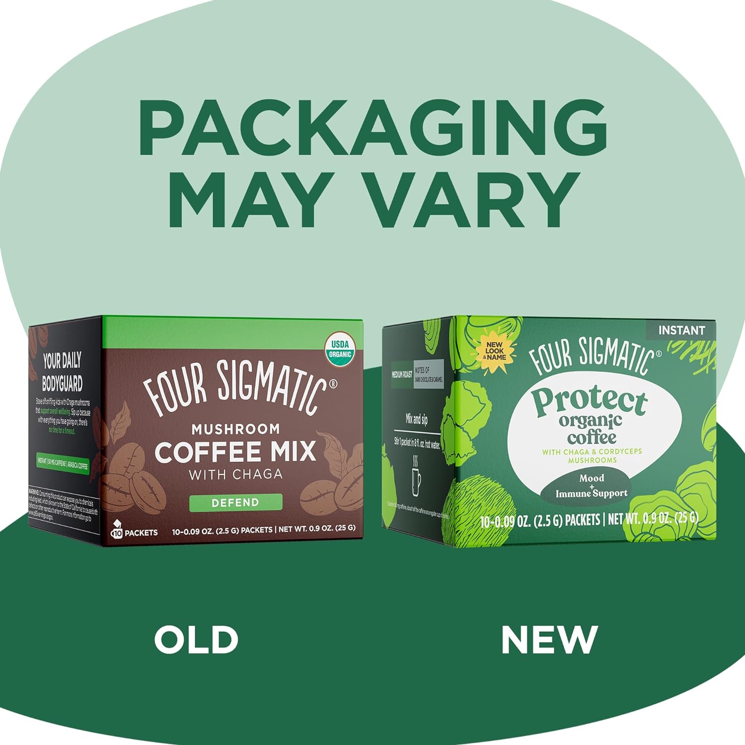 Café de hongos Cordyceps y Chaga Four Sigmatic - 10 cápsulas