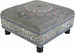 Puf otomano bohemio de madera de mango Chalfant