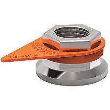 Indicador de tuerca de rueda suelta por alta temperatura, 33 mm, naranja | Cantidad: 100