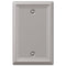 Chelsea Brushed Nickel Steel - 1 Blank Wallplate