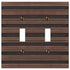 Placa de pared de bronce envejecido Chemal - 2 palancas