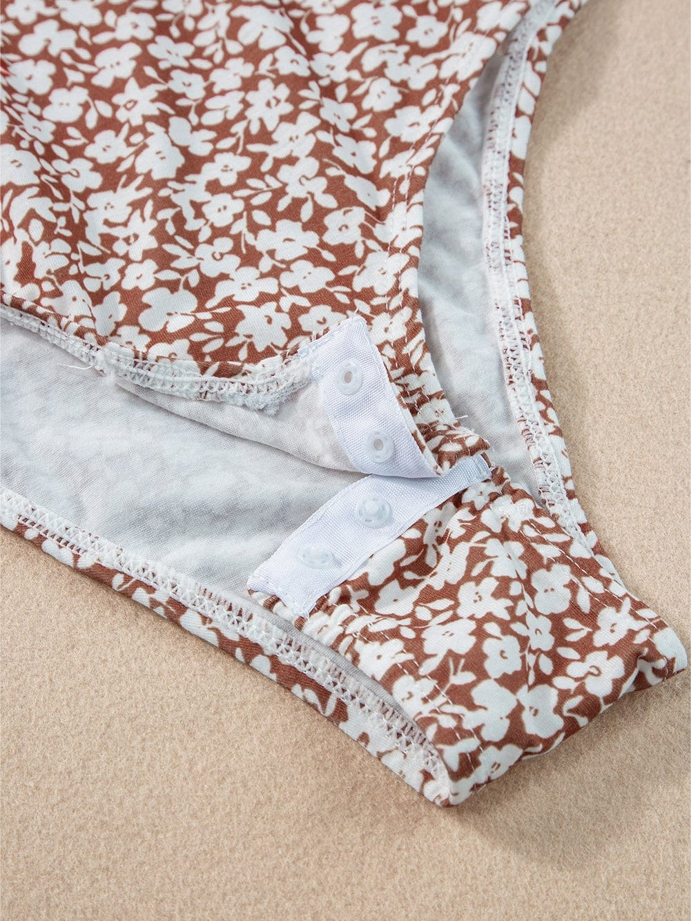 Stretchy Floral Bodysuit