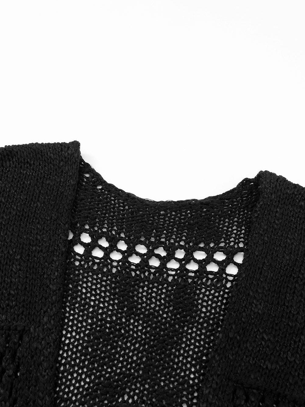 Plus Size Casual Open Front Cardigan