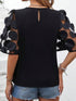 Half Sleeve Mesh Top