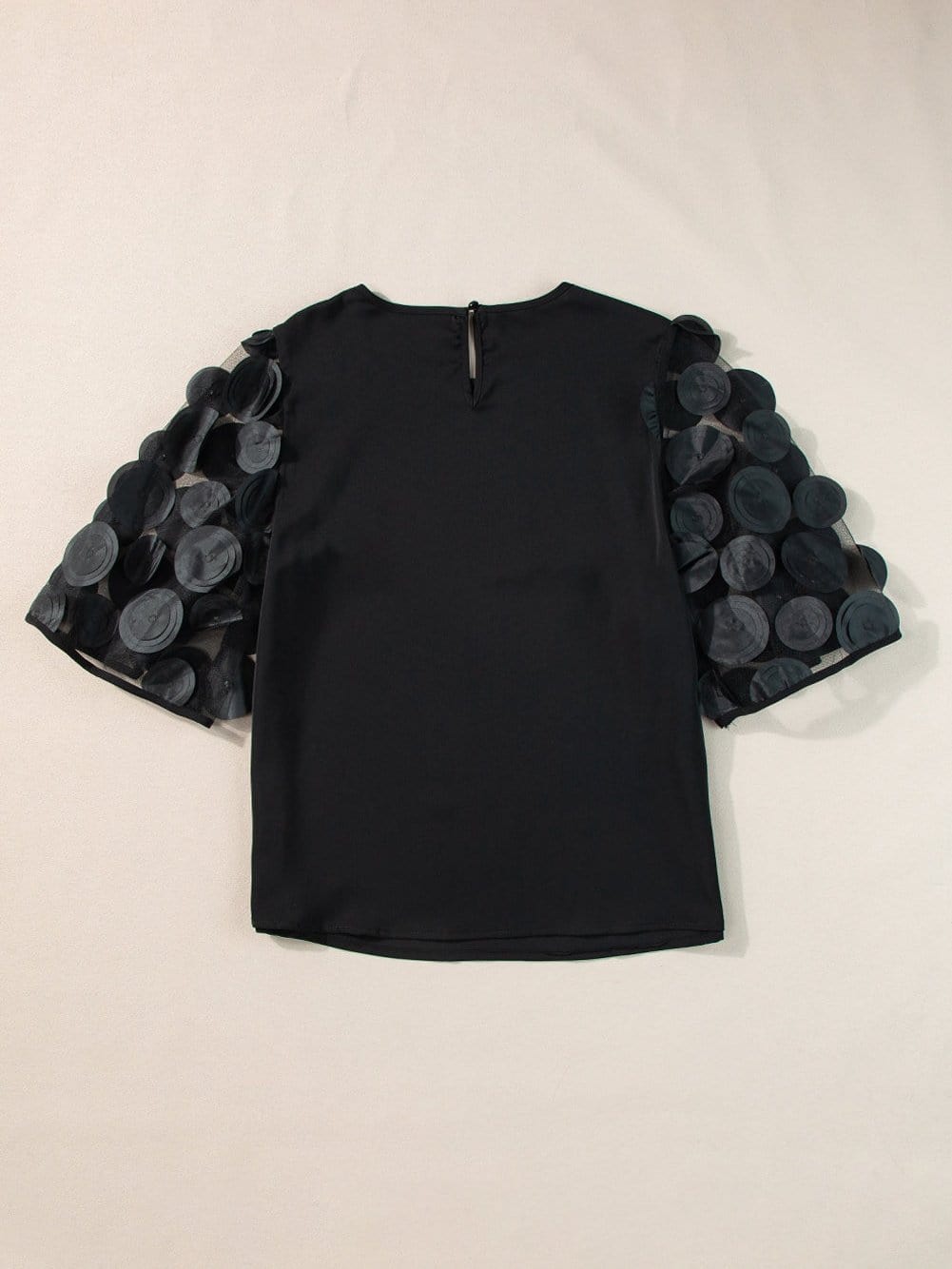 Half Sleeve Mesh Top