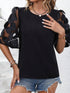 Half Sleeve Mesh Top