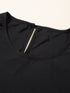 Black Mesh Sleeve Top