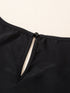 Black Mesh Sleeve Top