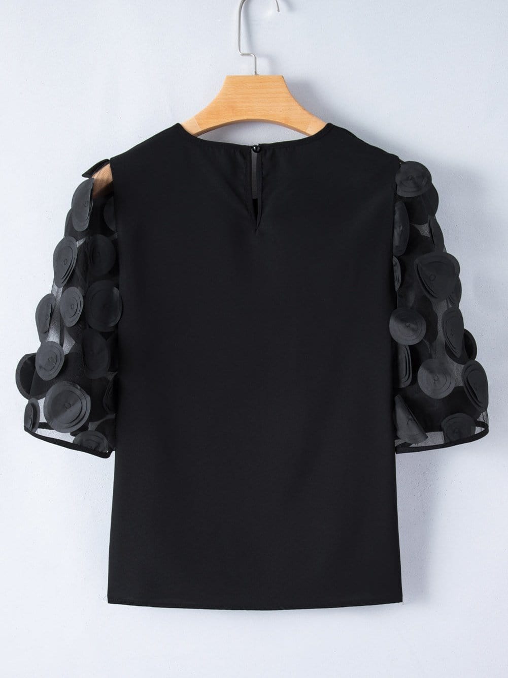 Half Sleeve Mesh Top