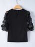 Half Sleeve Mesh Top
