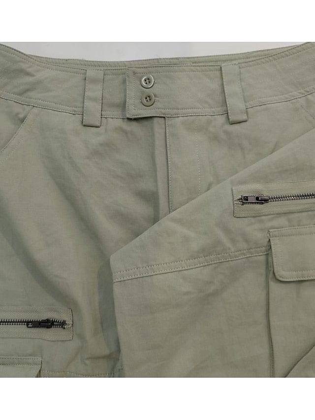 Relaxed Fit Black Cargo Pants