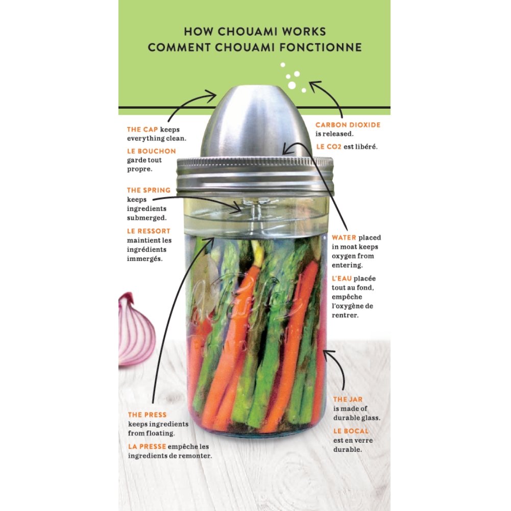 ChouAmi Kit (Device with Jar) Food Storage Containers